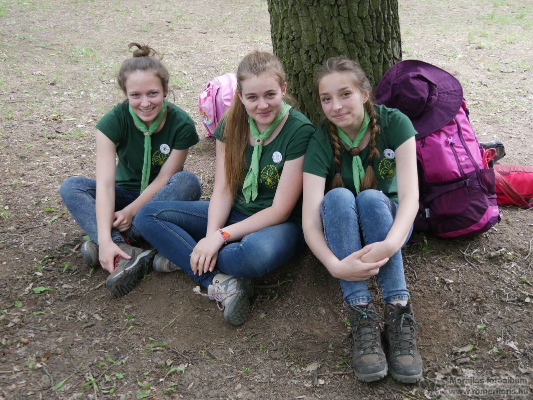 Lányok a fa tövében